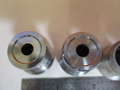 LOT LENSES OBJECTIVE OPTICS MICROSCOPE PART AS PICTURED &1E-C-92