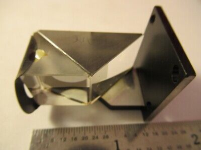 VICKERS ENGLAND MOUNTED GLASS PRISM optics MICROSCOPE PART AS PICTURED &FT-6-07