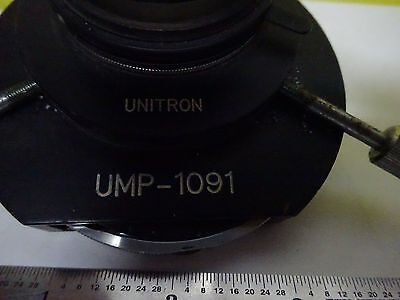 FOR PARTS MICROSCOPE MAGNIFICATION CHANGER + IRIS UNITRON UMP-1091 AS IS B#P7-22