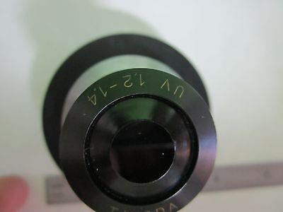 MICROSCOPE PART OBJECTIVE TIYODA UV ULTRAVIOLET OPTICS AS IS S9-41