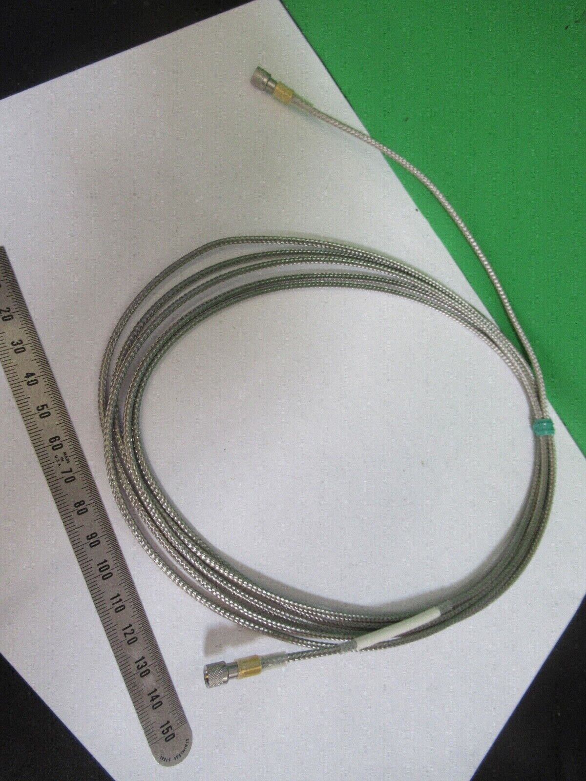 9ft CABLE for ACCELEROMETER SENSOR armored 10-32 to 10-32 AS PICTURED G3-FT-73