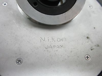 MICROSCOPE PART NIKON JAPAN NOSEPIECE AS IS BIN#Q6-10