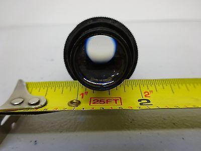 MICROSCOPE PART ILLUMINATOR LENS + IRIS OPTICS AS IS BIN#P4-B-43