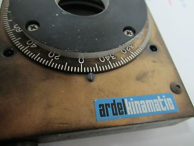 OPTICAL POSITIONER ARDEL KINAMATIC ROTATION MICROMETER BIN#PSEL