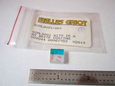 OPTISCHER FILTER MELLES GRIOT COATED LASER OPTICS BIN#17