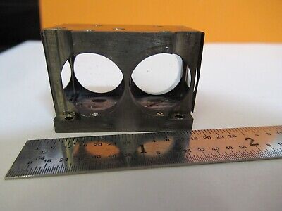 OLYMPUS MOUNTED GLASS PRISM OPTICS MICROSCOPE PART AS PICTURED &A3-B-17