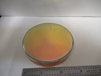 OPTICAL FLAT COATED 3" DIAMETER FUSED SILICA ZYGO OPTICS AS PICTURED &16-A-08