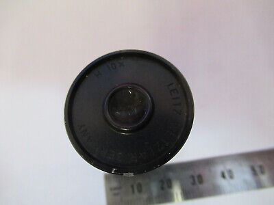 VINTAGE LEITZ WETZLAR 10X EYEPIECE LENS MICROSCOPE PART AS PICTURED  &B3-B-10