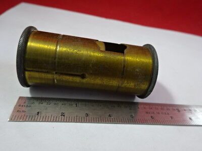 FOR PARTS ANTIQUE BRASS PORTABLE SEEDS MICROSCOPE VINTAGE PART AS IS &92-25