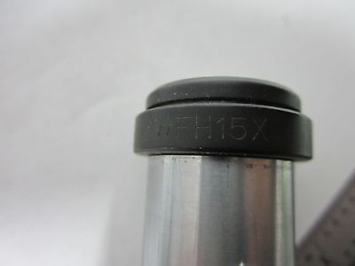 MICROSCOPE PART EYEPIECE UNITRON WFH15X  AS IS OPTICS BIN#R3-41