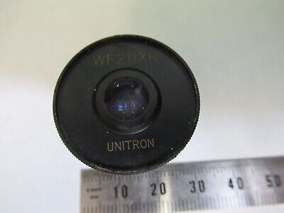 UNITRON EYEPIECE WF20XR 20X LENS OCULAR MICROSCOPE PART AS PICTURED #R7-B-59