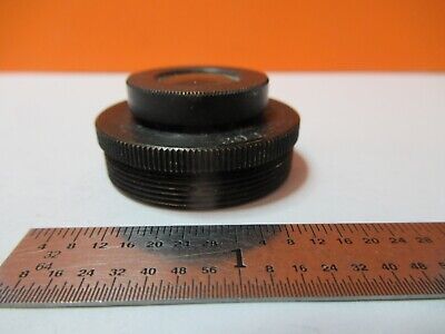 ANTIQUE BRASS MOUNTED LENS MICROSCOPE PART AS PICTURED #7B-B-124