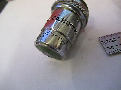 VINTAGE LOT SPENCER OBJECTIVE  10X 44X MICROSCOPE PART AS PICTURED #W8-FT-07