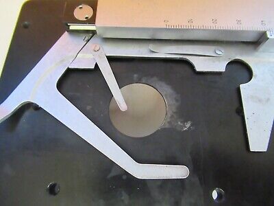 LEITZ HM-LUX GERMANY XY STAGE TABLE MICROSCOPE PART AS PICTURED &FT-6-X18