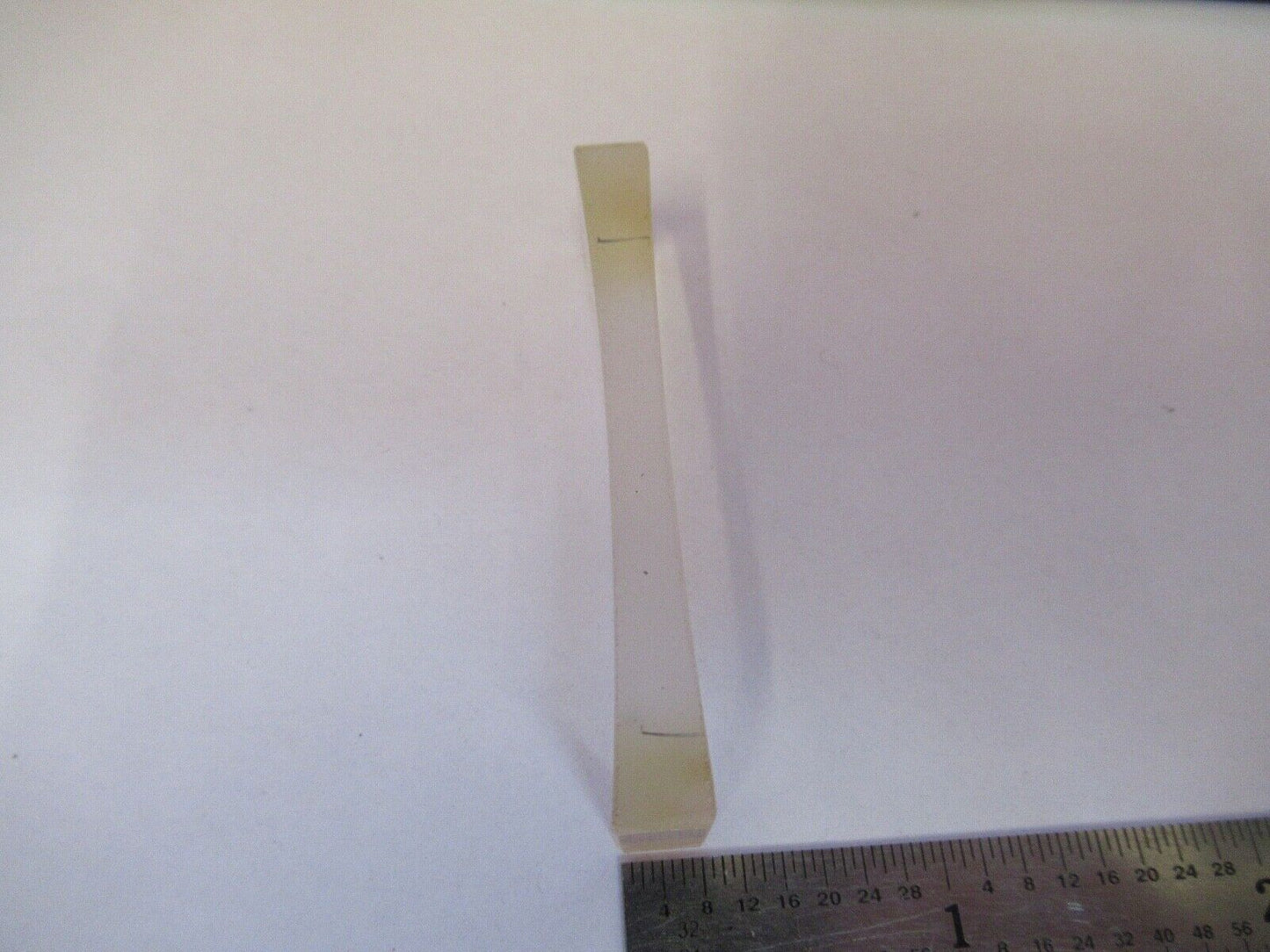 OPTICAL GLASS RECTANGULAR LENS BI CC CONCAVE OPTICS AS PICTURED &3-FT-X38