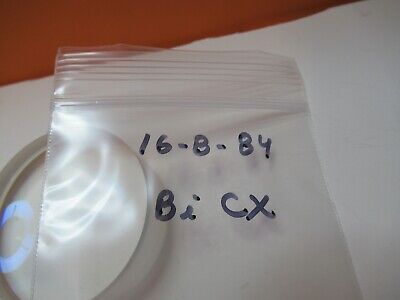 OPTICAL LARGE THICK BI CONVEX LENS OPTICS AS PICTURED &16-B-84