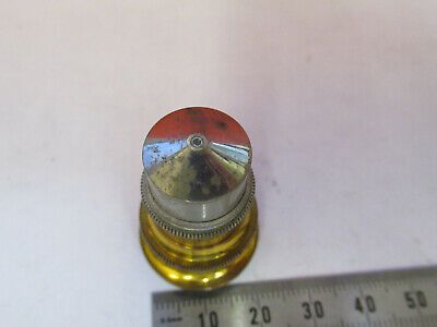 ANTIQUE BRASS SPENCER OBJECTIVE 95X LENS MICROSCOPE PART AS PICTURED &F6-B-118