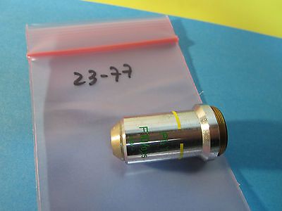 MICROSCOPE PART ZEISS GERMANY F 10X PH1 OBJECTIVE OPTICS BIN#23-77