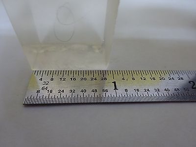 OPTICAL GLASS BAR NON POLISHED LASER OPTICS AS IS BIN#4V-FL-41