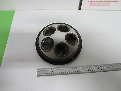 LEITZ GERMANY NOSEPIECE MICROSCOPE PART OPTICS AS IS BIN#M2-03