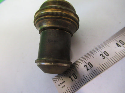 ANTIQUE BAUSCH LOMB BRASS OBJECTIVE 16mm MICROSCOPE PART AS PICTURED #R9-B-18