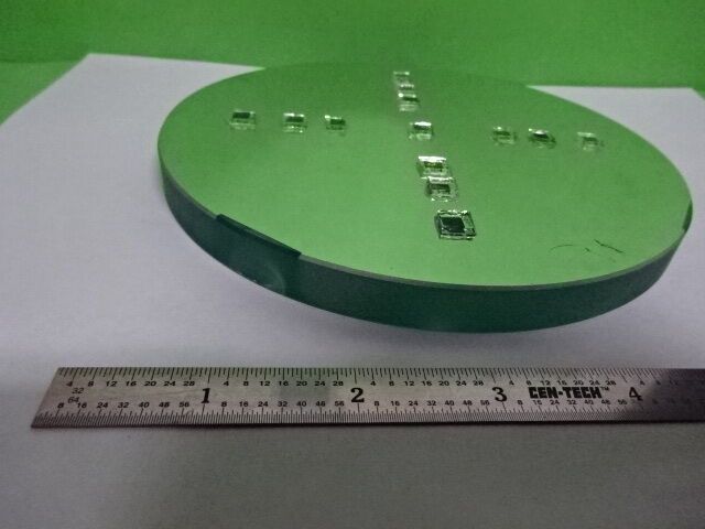 OPTICAL TARGET RESOLUTION ASSEMBLY [scratches, chip] LASER OPTICS AS IS #58-C-08