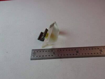 OPTICAL MOUNTED PRISM [chip on back] MIL SPEC LASER OPTICS AS IS #54-A-08