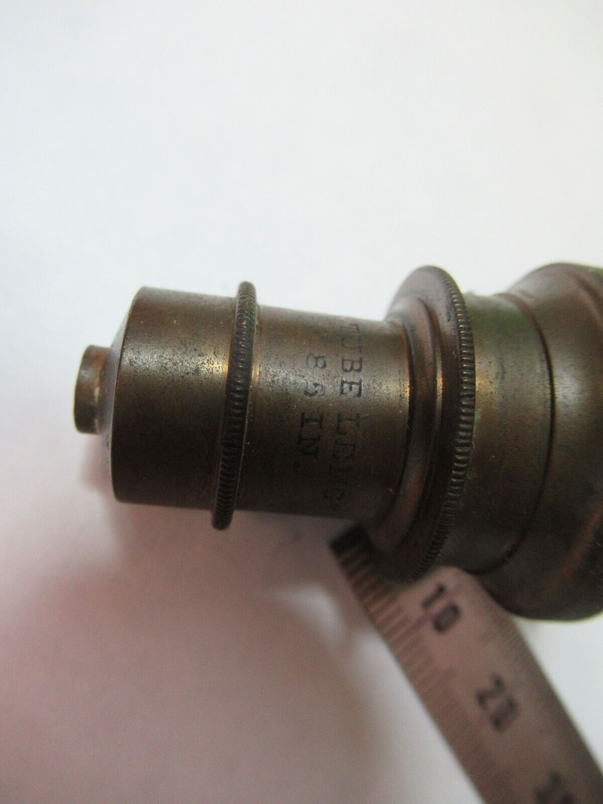 ANTIQUE BRASS BAUSCH LOMB 1/6 2/3 OBJECTIVE MICROSCOPE PART AS PICTURED &5-B-05