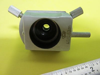 MICROSCOPE ROW OBJECTIVE RATHENOW NOMARSKI OPTICS BIN#11-DT-S