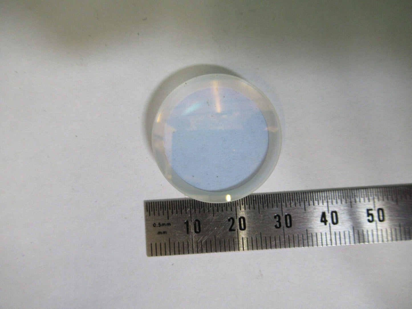 FOR PARTS OPTICAL COATED LENS PLANO CONVEX OPTICS AS PICTURED &w9-a-15