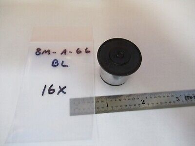 ANTIQUE BAUSCH LOMB EYEPIECE 16X OPTICS MICROSCOPE PART AS PICTURED &8M-A-66