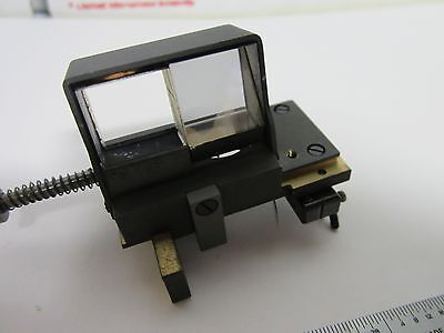 MICROSCOPE ZEISS PHOTOMIC BEAM SPLITTER ASSEMBLY [smeared] OPTICS BIN#E5-P-7