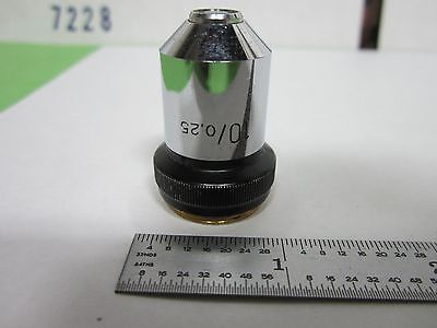 MICROSCOPE PART WILD HEERBRUGG SWISS 10X OBJECTIVE OPTICS BIN#R3-02