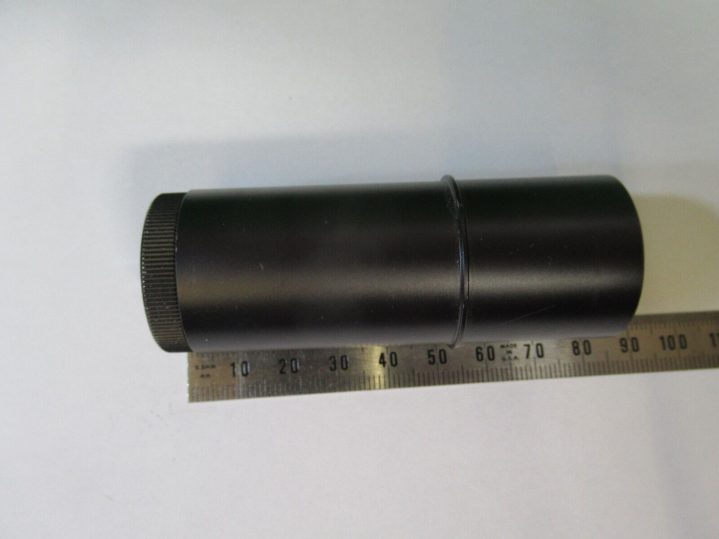 MOUNTED LENS + HEAT ABSORBING FILTER MICROSCOPE PART AS PICTURED &22-A-60