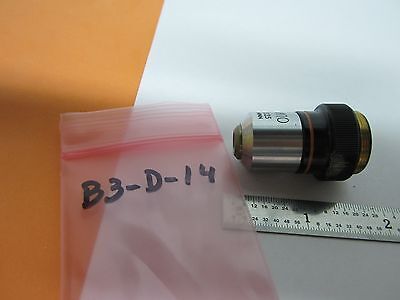 MICROSCOPE OBJECTIVE OLYMPUS M10 OPTICS BIN#B3-D-14