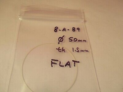 OPTICAL glass glass diameter 50mm OPTICS AS PICTURED &8-A-89