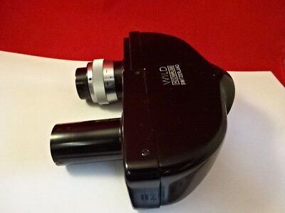 WILD HEERBRUGG SWISS M20 HEAD BINOCULAR MICROSCOPE PART OPTICS AS IS &90-B-02