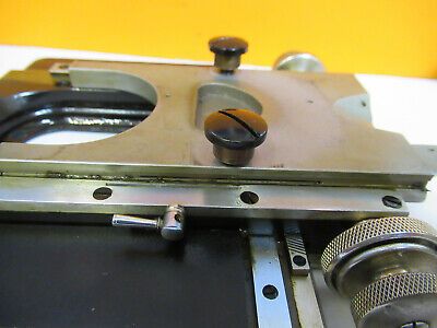 ANTIQUE SPENCER BUFFALO XY STAGE TABLE MICROSCOPE PART AS PICTURED &P9-A-02