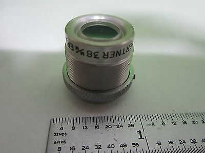 GAERTNER MICROSCOPE OBJECTIVE 38 OPTICS AS IS BIN#T5-45