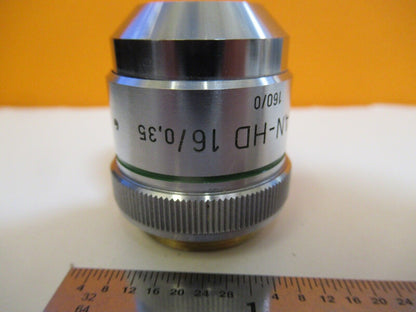 ZEISS GERMANY EPIPLAN-HD 16X /160 OBJECTIVE MICROSCOPE PART AS PICTURED &A4-A-22