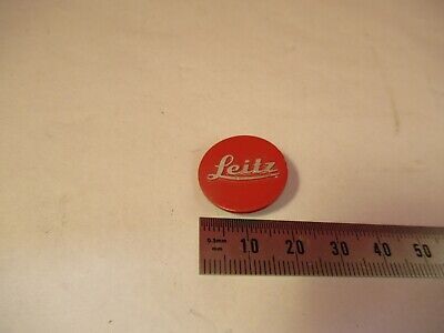 LEITZ WETZLAR GERMANY ALUMINUM LOGO MICROSCOPE PART AS PICTURED &95-B-29