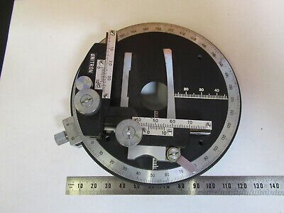 UNITRON JAPAN MPS-2 STAGE POLARIZER TABLE MICROSCOPE PART AS PICTURED &F1-A-48