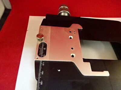 MICROSCOPE PART WILD HEERBRUGG SWISS M20 STAGE TABLE MICROMETER AS IS #51-A-07