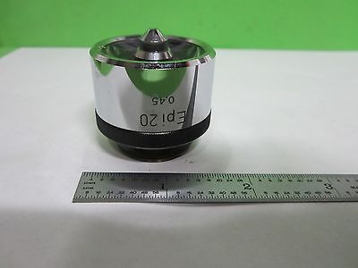 MICROSCOPE PART OBJECTIVE WILD EPI 20X SWISS HEERBRUGG OPTICS AS IS BIN#S3-25