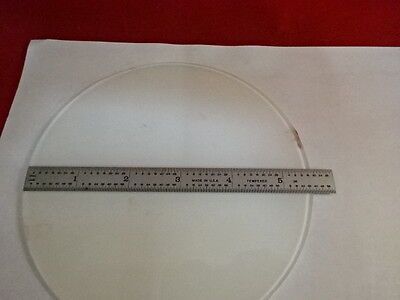 MICROSCOPE ILLUMINATOR OPAL GLASS PLATE OPTICAL GLASS OPTICS AS PICTURED &86-94