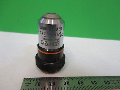 ZEISS GERMANY PHASE PH1 6.3X OBJECTIVE MICROSCOPE PART AS PICTURED &Q9-A-107