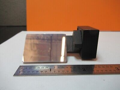 OLYMPUS JAPAN MOUNTED FLAT MIRROR OPTICS MICROSCOPE PART AS PICTURE &W8-A-88