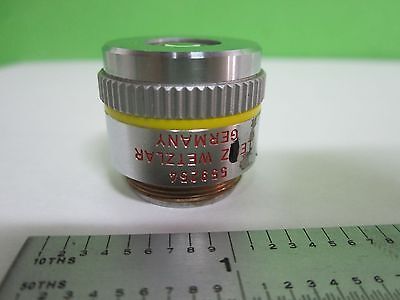 MICROSCOPE PART OBJECTIVE LEITZ NPL FLUOTAR 10X INFINITY OPTICS AS IS T1-01