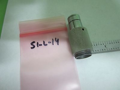 MICROSCOPE PART LEITZ WETZLAR GERMANY OBJECTIVE 10X OPTICS AS IS BIN#S1-L-14