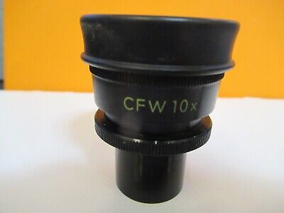 NIKON JAPAN CFW10X EYEPIECE OCULAR OPTICS MICROSCOPE PART as pictured &A4-FT-98